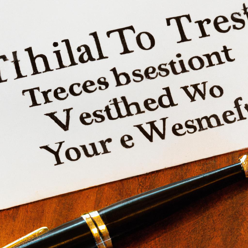 Considerations When Appointing a Trustee ⁣for Your Will